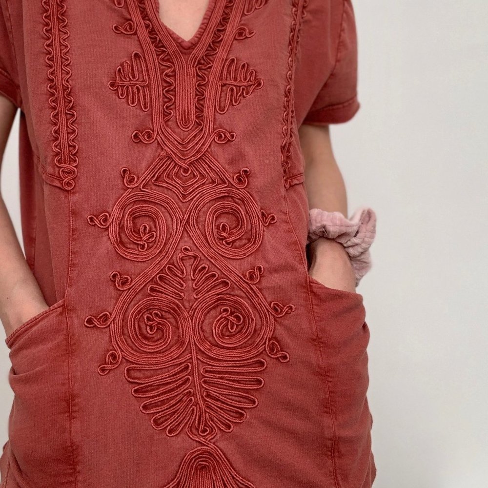 Free People Open Back Shift Dress